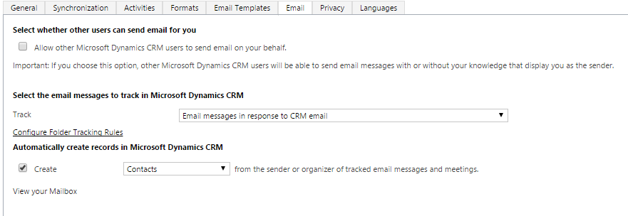 Configure Folder Tracking Rules