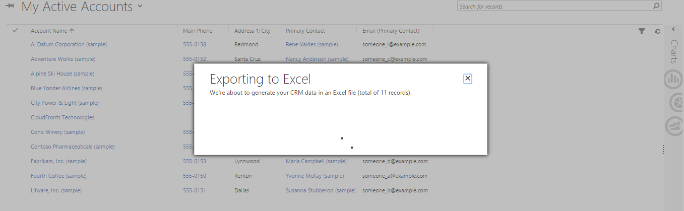exporting to excel