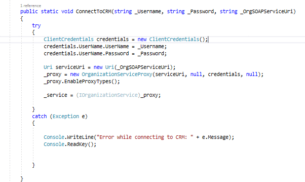 Code for Connection 2