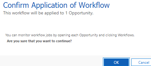 Workflow Confirmation