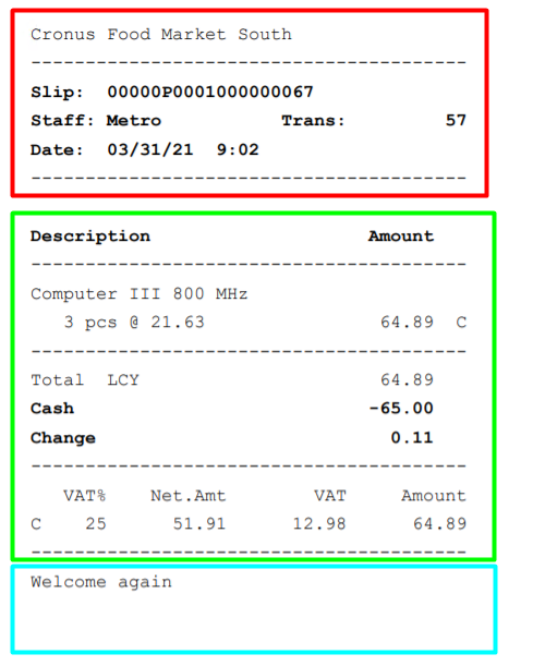Customizing POS Receipt Layout CloudFronts