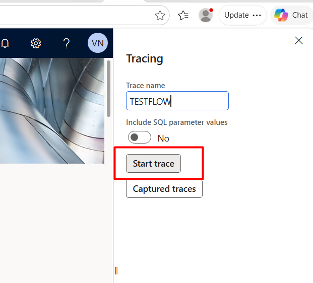 Trace Parser - Stop Trace and save .aet file